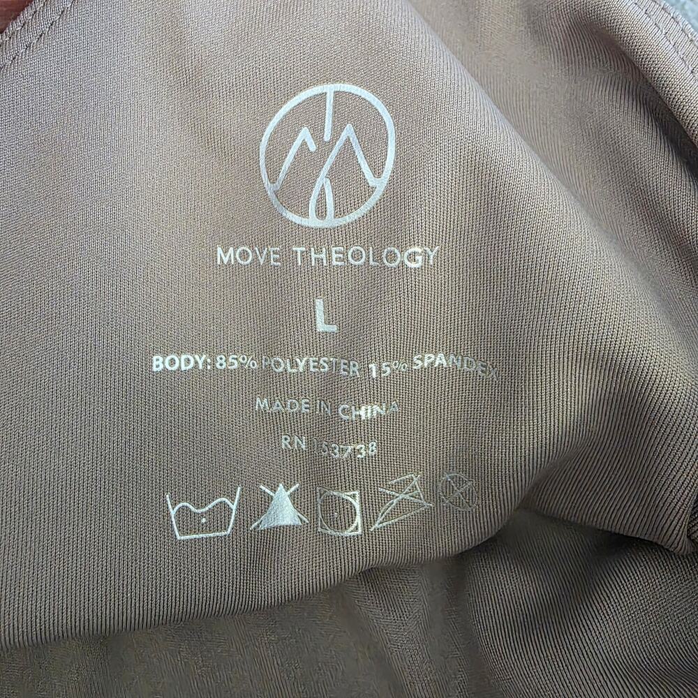 Move theology Women's Seamless Tank Jumpsuit yoga , sz L - Picture 3 of 4
